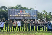 Pemkab Aceh Jaya Resmikan TMMD Ke-129 di Sarah Raya