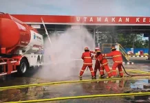 Pertamina Patra Niaga Bersama BPBD Aceh Barat Gelar Simulasi Kebencanaan
