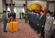 Bupati Nagan Raya Lantik Delapan Pejabat Pimpinan Tinggi Pratama