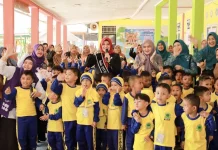 Bunda PAUD Aceh Barat Edukasi Kesehatan Gigi pada Peringatan Hari Anak Nasional