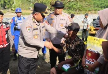 Kapolda Aceh Tinjau Jembatan Sikundo, Polda Bangun Jembatan Gantung untuk Keselam