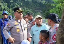 Bupati Tarmizi Tinjau Jembatan  Sikundo