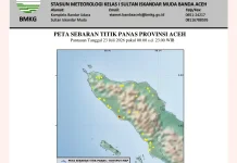 BMKG Deteksi 70 Titik Panas di Aceh, Aceh Barat Terpantau Empat