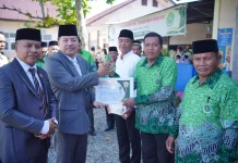 Bupati TRK Pimpin upacara Hari lahir PGM  ke 18