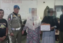 Satpol PP Aceh Barat Tertibkan Dua Pengemis di Simpang Empat Rundeng