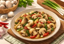 Resep Tumis Jamur Merang yang Viral, Lezat, Praktis, dan Cocok untuk Menu Harian