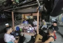 Polsek Samadua Intensifkan Himbauan Kamtibmas pada Kegiatan Patroli Malam