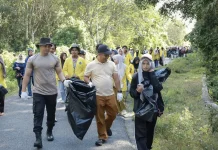 Ratusan Pemuda Ambil Peran dalam Aksi Bersih Sambut HUT Ke-81 RI di Aceh Barat