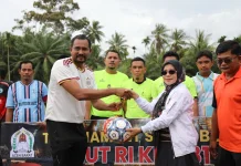 Ketua DPRK Aceh Barat Buka Turnamen Sepak Bola HUT RI ke-81 Woyla Raya
