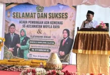 Kakankemenag Aceh Barat Adakan Pembinaan ASN di Woyla Raya