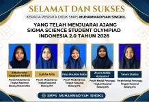 Lima Siswa SMPS Muhammadiyah Singkil Borong Medali Nasional di SSS Olympiad 2.0