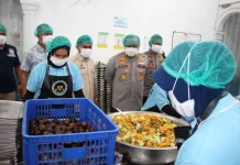 Kapolres Aceh Barat Tinjau Dapur SPPG Polri