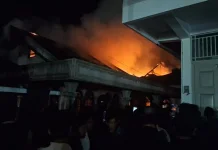Rumah di Drien Rampak Ludes Terbakar, Satu Warga Alami Luka Bakar
