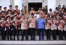 Pramuka Nagan Raya Ikuti Jambore Nasional XII di Cibubur