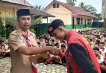 SMPN 3 Meulaboh Lepas Empat Siswa Ikuti Jambore Nasional XII di Cibubur