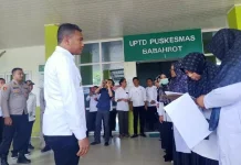 Bupati Aceh Barat Daya Safaruddin Lakukan Sidak Pukesmas Babahrot