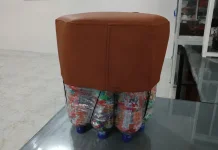 Mahasiswa FIK UTU Ubah Botol Bekas Jadi Kursi dalam Inovasi