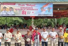 Sambut HUT ke- 81 RI Simeulue Cut Gelar Berbagai Lomba Antar Desa