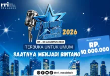RRI Meulaboh Buka Audisi Bintang Radio Indonesia 2026