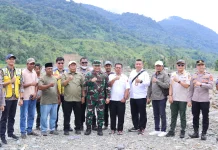 Sekda Hizbulwatan Dampingi Satgas PRR, Tinjau Beutong Ateuh dan Jembatan Alue Waki