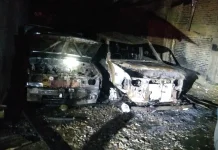 Kebakaran Satu Unit Rumah dan Dua Mobil Hangus Terbakar di Abdya