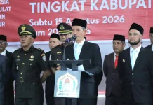 Paskibraka Aceh Barat Dikukuhkan, Bupati Minta Pembinaan Berlanjut