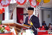 Salman Pimpin Doa pada Upacara HUT ke-81 Kemerdekaan RI di Nagan Raya