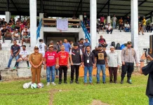 Ketua KONI Aceh Barat Buka Liga Silaturahmi Pemuda Kaway XVI
