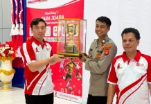 Disparpora Nagan Raya Serahkan Hadiah Lomba HUT ke-81 RI