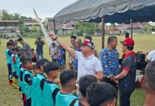 Bupati Aceh Jaya Dukung Pembinaan Sepak Bola Usia Dini