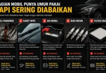 Bagian Mobil Punya Umur Pakai tapi Sering Diabaikan
