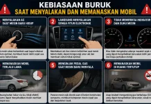 Berikut Kebiasaan Buruk saat Menyalakan dan Memanaskan Mobil