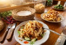 Sekali Coba Ketagihan! Rujak Juhi, Cumi Asin dan Bumbu Kacang Menggoda