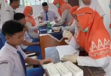 Puskesmas Cot Seumereung CKG Kesehatan Siswa Madrasah MAN 2 Aceh Barat