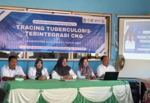 Dinkes Aceh Barat Gelar Tracing TBC Melalui CKG pada Masyarakat di Desa Suak Ribe