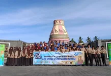 RRI Fest 2026, RRI Meulaboh Gelar Aksi Bersihkan Cagar Budaya Tugu Teuku Umar