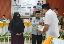 Kemenag Simeulue Raih Penghargaan Instansi Vertikal Taat Zakat dari Baitul Mal