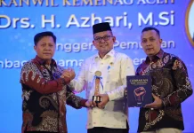 Kakanwil Kemenag Aceh Raih Serambi Award Penggerak Pemulihan Pascabencana