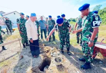 Denpom IM/2 Meulaboh Bangun Musala Al-Ikhlas CPM di Asrama Gunung Kleng