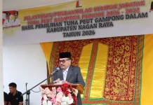 Bupati Nagan Raya TRK Lantik 125 Tuha Peut Gampong Kecamatan Beutong