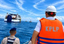KSOP, Polairud dan TNI AL Lakukan Evakuasi Gabungan KMP Teluk Sinabang