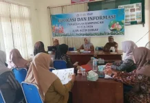 DP3AKB Aceh Barat Gelar Pembekalan Kampung KB di Desa Kuala Pling