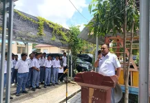 Kacabdin Nagan Raya Resmikan Outdoor Learning SMK Negeri 1 Nagan Raya