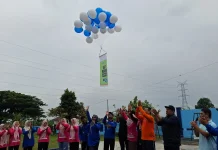 Pelepasan Balon Warnai Peringatan Hari Radio ke-81 di RRI Meulaboh