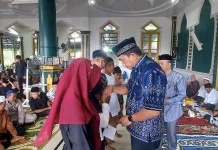 Bupati Simeulue Santuni Anak Yatim pada Maulid Nabi di Ameria Bahagia