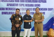 Bank Aceh Cabang Sinabang Sosialiasi Hak dan Kewajiban ASN Jelang Pensiun