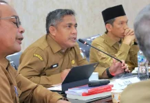 Bupati Tarmizi Pimpin Rapim Realisasi Dana DTU