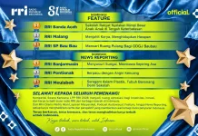 RRI Meulaboh Raih Juara III News Reporting Swara Kencana 2026