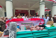 Hendri Muliana Serahkan Bantuan Peralatan Olahraga untuk SMA/SMK Se-Aceh