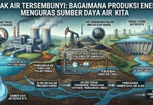 Jejak Air Tersembunyi, Bagaimana Produksi Energi Menguras Sumber Daya Air